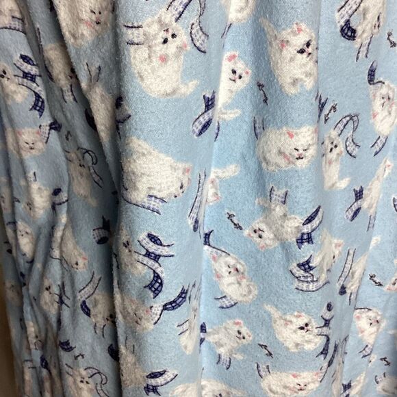Lanz Of Salzburg Playful Kittens Cat Flannel Nightgown Women’s Small - Picture 8 of 12